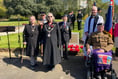 Moving ceremony and memorial to those who did National Service