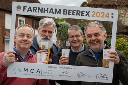 More than 5,000 'drink for charity' at Farnham Beerex 2024