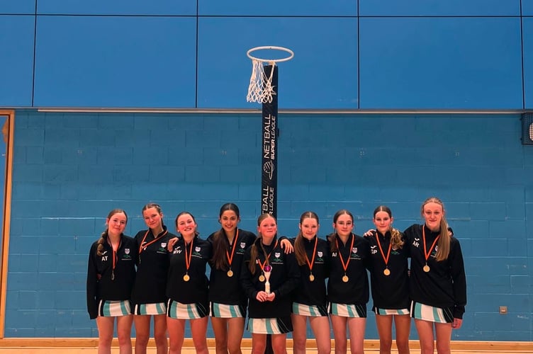 Weydon School netballers crowned County Champions after unbeaten run