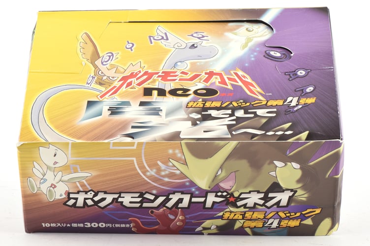 2001 Japanese PokémonNeo Destiny booster box 