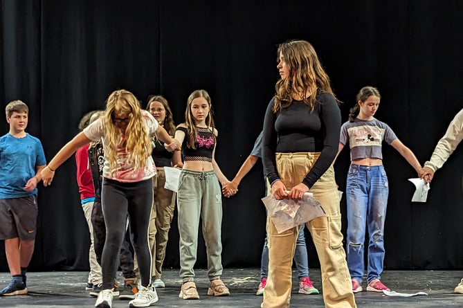 Drama workshop at the Yvonne Arnaud Theatre