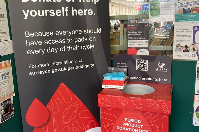 The campaign has donation and collection points across 40 libraries in Surrey