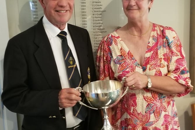 Alton and Romsey golf clubs share The Petersfield Challenge Cup, Alton Golf Club, May 2024.