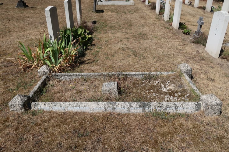 Alice Emily Chandler’s grave stands alone as the only civilian buried in the Bordon Military Cemetery in Bolleys Avenue.