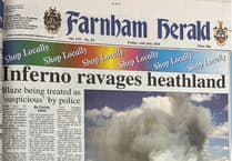 When fire ravished Frensham Common