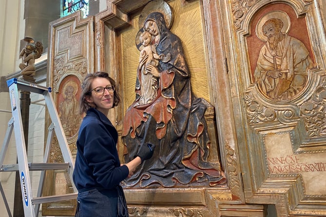 St Mary's Liss Triptych Restoration