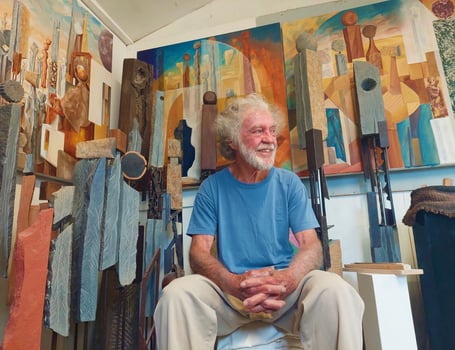 Visitors enjoy 48 years of work from Farnham artist Richard Jack ...