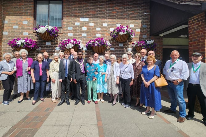 Brigadier Patrick ‘Paddy’ Blagden Notable Names plaque unveiling, Farnham, June 2024.