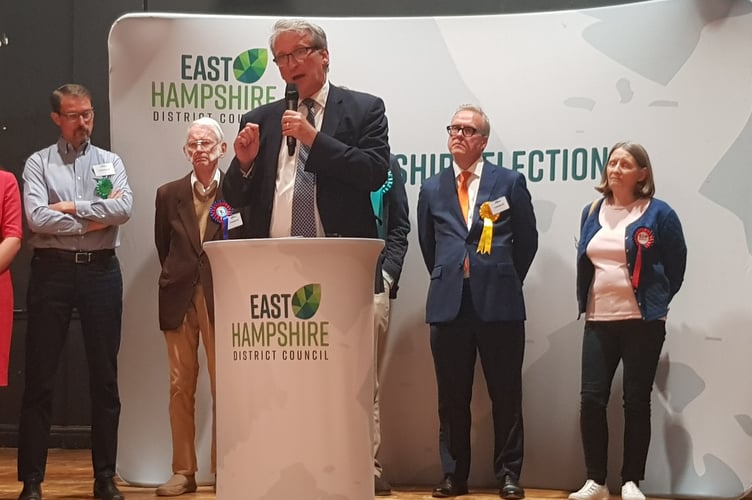 Damian Hinds election victory speech, Penns Place, Petersfield, July 5th 2024.