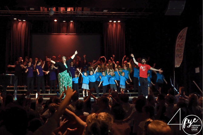 Farnham Youth Choir Singing Spree, Farnham Maltings, June 21st 2024.