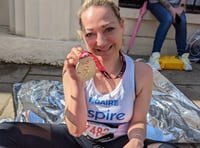 Farnham's "iron woman" inspired by brother to run length of UK