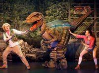 Dinosaurs prepare to take the stage in Aldershot