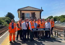 Sign of the times: new lease of life for Par signal box