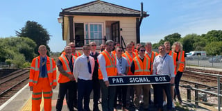 Sign of the times: new lease of life for Par signal box