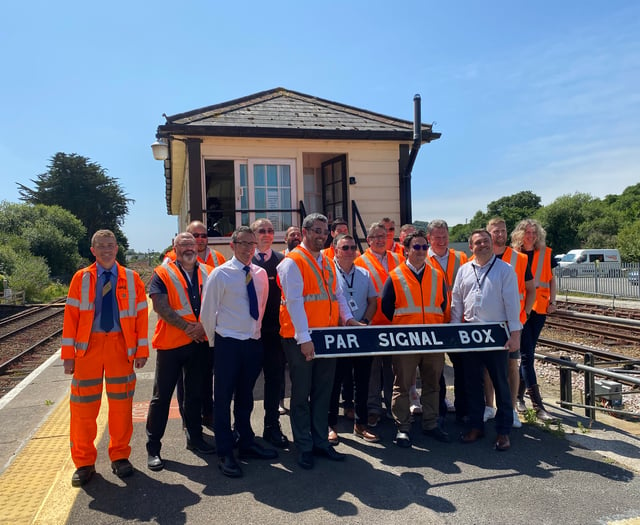 Sign of the times: new lease of life for Par signal box