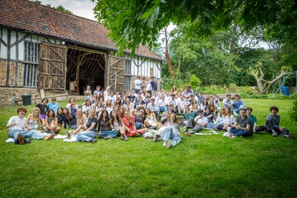 Long farewell finishes for Bedales students on results day