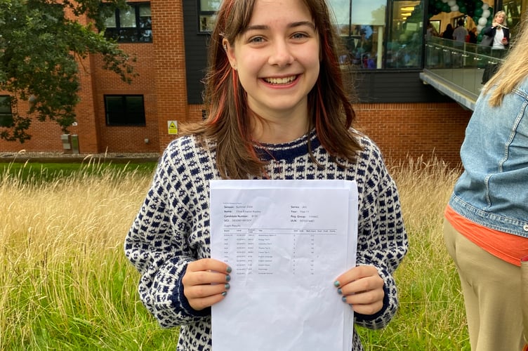 Bohunt GCSE Results Day Olive Keeley