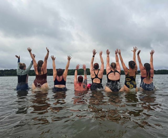 Cold water swimming at Frensham Ponds is ultimate mental health boost