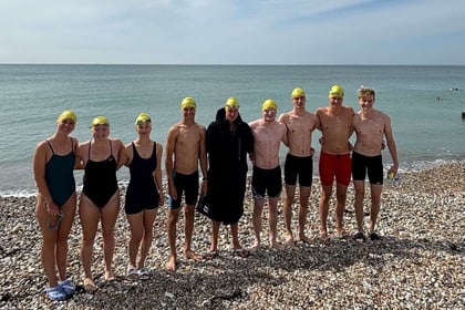 Bonne chance as Churcher's dozen ready for Channel fundraising swim