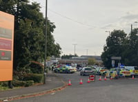 Woman airlifted to hospital after serious collision closes supermarket