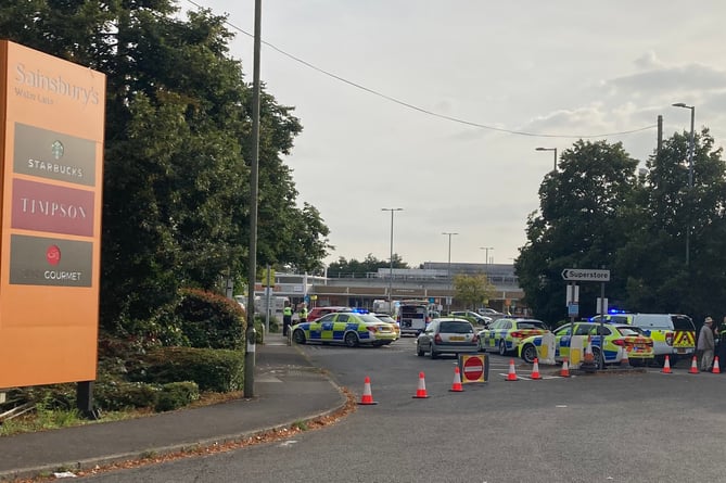 Water Lane Sainsbury's Farnham collision