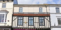 Period apartment for sale in town centre has "charming" roof terrace