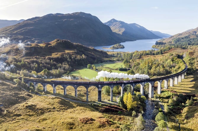 Glenfinnan Harry Potter viaduct Scotland Chris Gorman