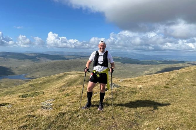 Patrick Ferguson at the Dragon's Back Spine Challenge.