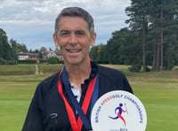 Two British speedgolf champions from Lord Wandsworth College