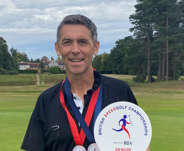 Two British speedgolf champions from Lord Wandsworth College