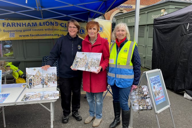 Susie Lidstone Farnham Lions artist