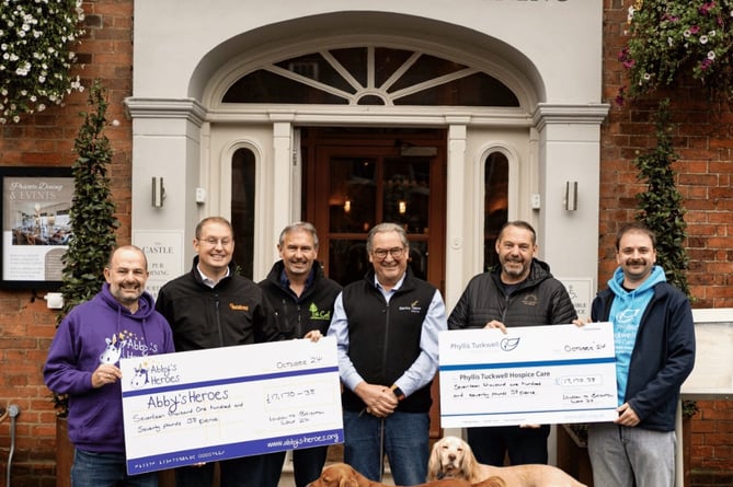 New Dawn Pub Walk Brighton Cheque Presentation