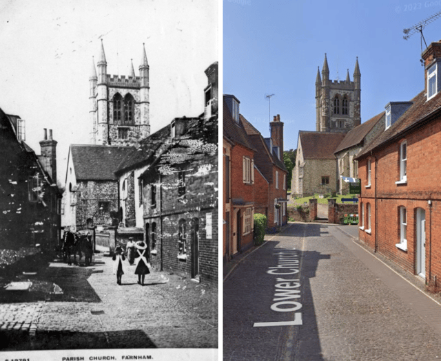 The Farnham street view that hasn't changed for 160 years