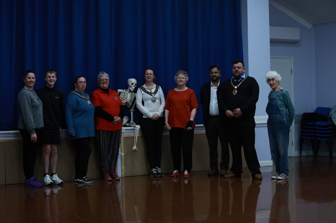 Tai chi class, Whitehill Village Hall, November 19th 2024.