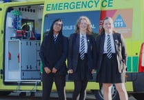 Pupils given chance to explore ambulance