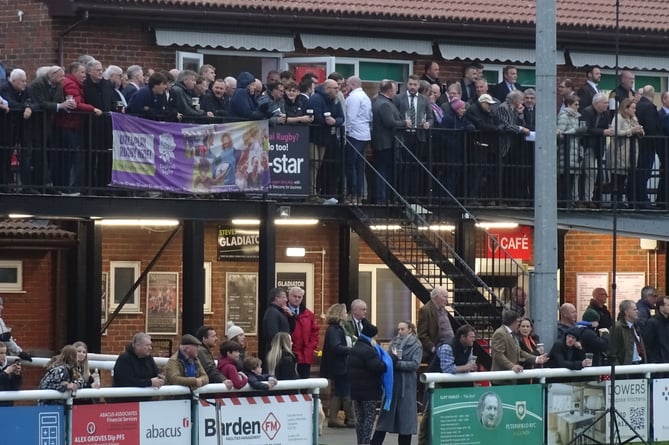 Crowd, Petersfield v Winchester, November 30th 2024.