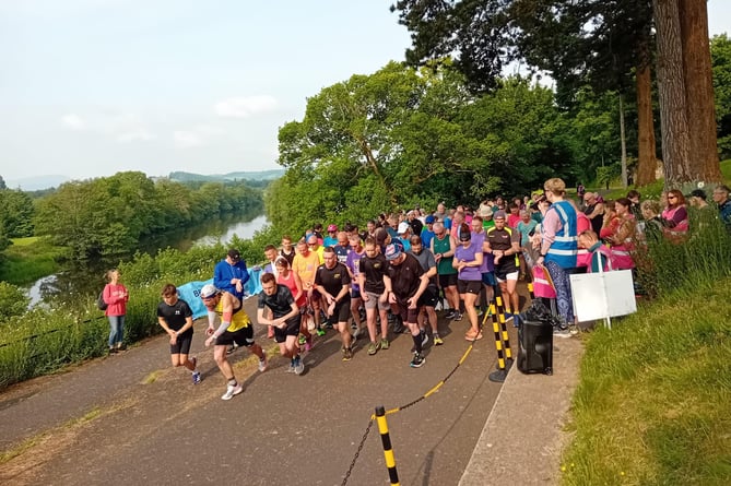 The first parkrun in Brecon took place in June