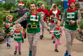 Hundreds of Santas on the run at Eden Project