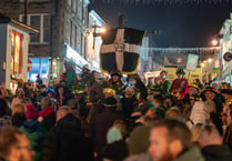 Redruth's festive celebrations begin with Christmas light switch-on