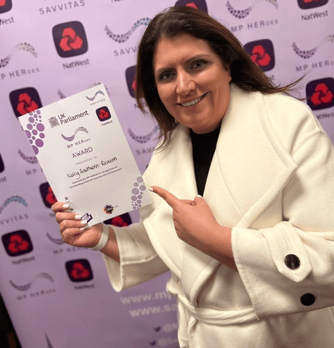 Kerry Southern-Reason Care Home Award