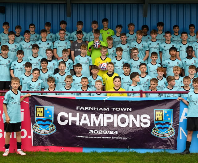 Everyone's a winner with Farnham Town YFC shirt deal