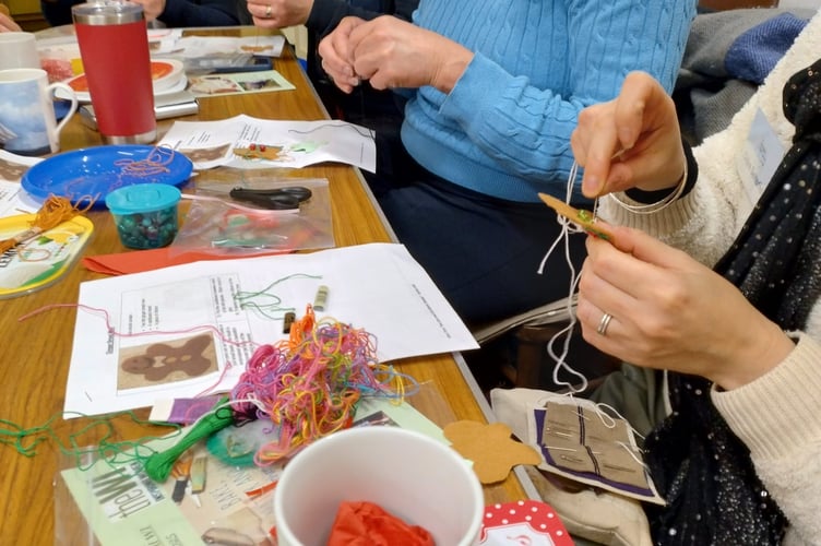 Members of Farnham WI Bake Natter and Roll