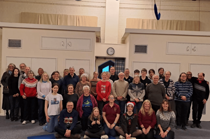 Alton & Petersfield District Bell Ringers, Guildford Cathedral, December 2024.