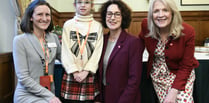 Bentley girl in parliament to champion organ donation campaign