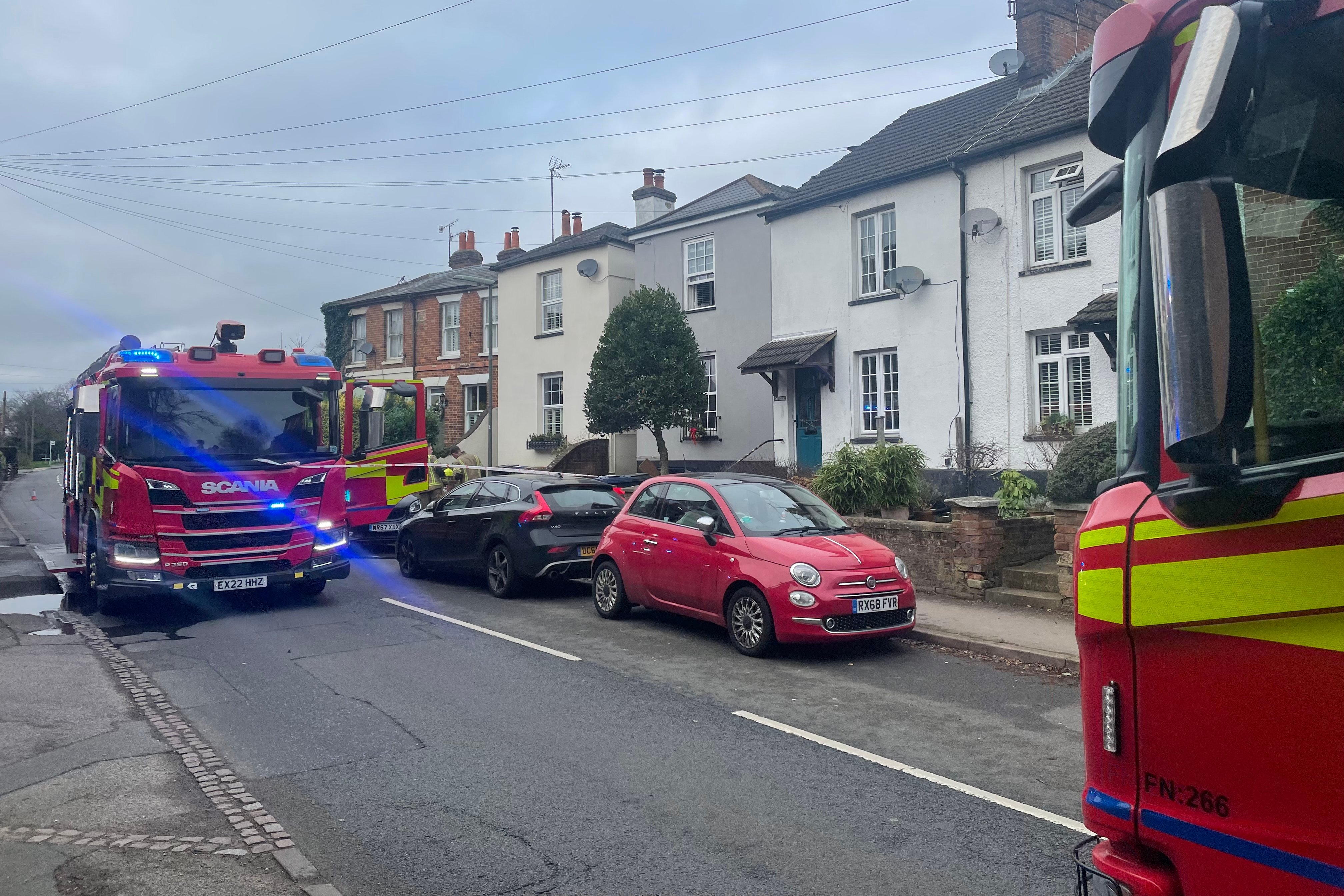 House Fire on Guildford Road causes road closure | farnhamherald.com