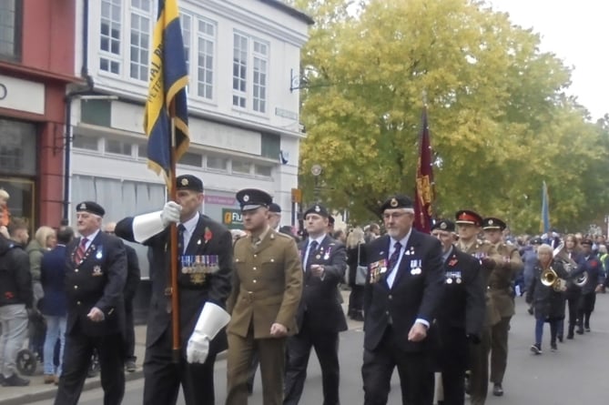 Petersfield RBL at Petersfield's 2024 Remembrance Sunday Service