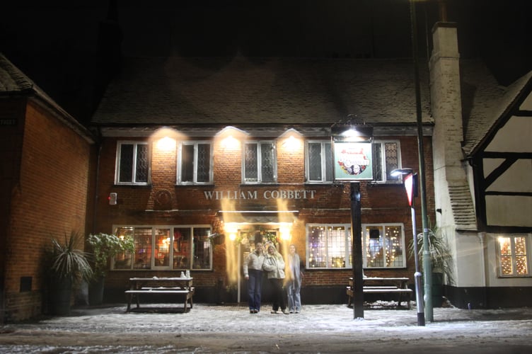 William Cobbett Snow Farnham January 2026