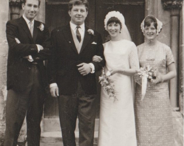 Paddy and Annis Mendham wedding, September 11th 1965.