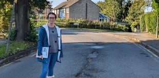 WATCH: Farnham mum's pothole pledge