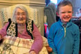 Children from nursery visiting care home residents